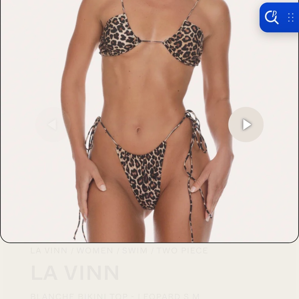 La Vinn Leopard Print Bikini Set